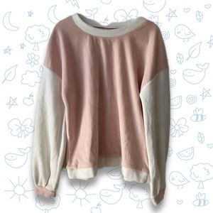 Girls pullover velvet felt sweater